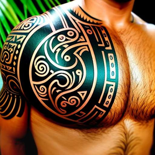 Polynesian Tribal Tattoo Midjourney Prompt